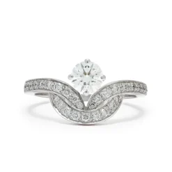 Bague Emblème 0.7ct pavée