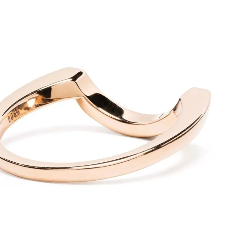 Bague Intrépide grand arc pavée