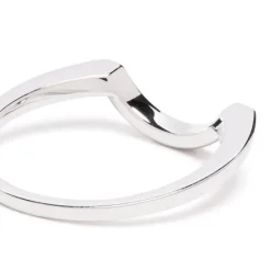 Bague Intrépide grand arc pavée