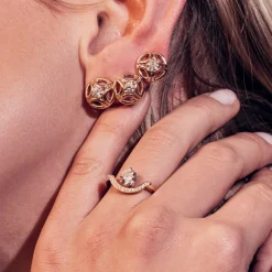 Bague Intrépide grand arc 1ct
