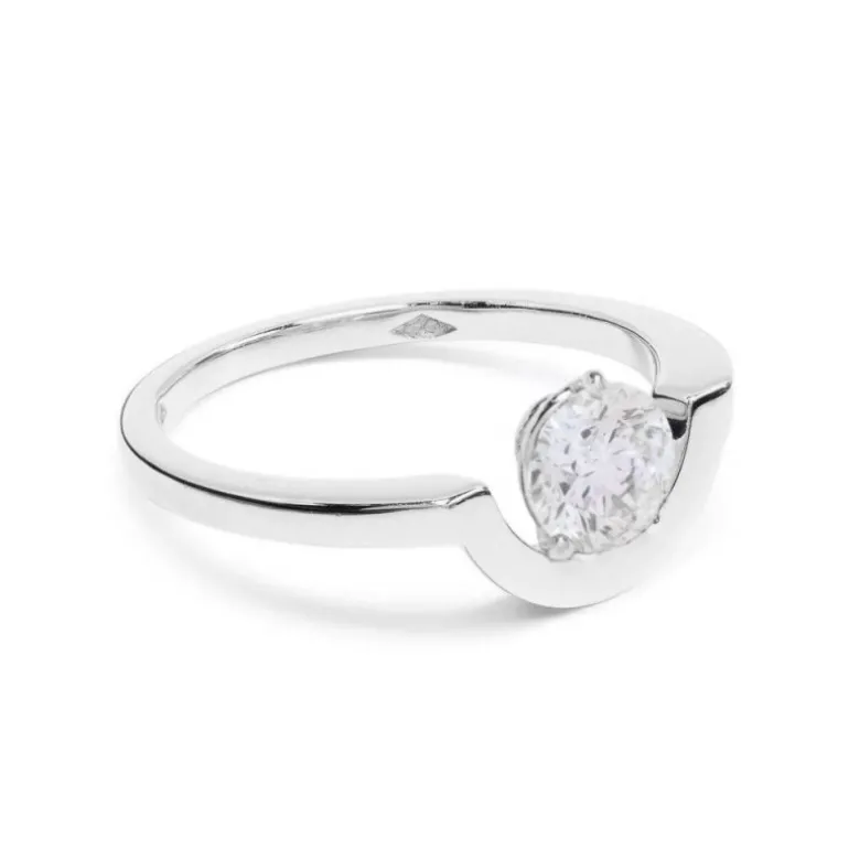 Bague Intrépide petit arc 1ct