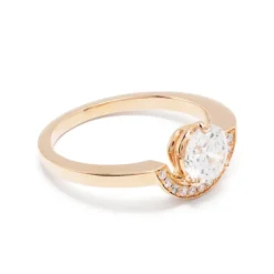 Bague Intr&eacute;pide petit arc 1.5ct pav&eacute;e