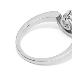 Bague Intrépide petit arc 1ct pavée
