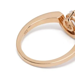 Bague Intr&eacute;pide petit arc 1.5ct pav&eacute;e
