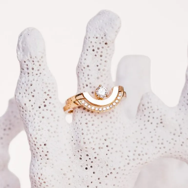 Bague Intrépide petit arc 0.5ct