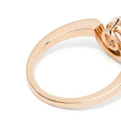 Bague Intr&eacute;pide petit arc 0.5ct pav&eacute;e