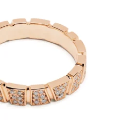 Bague Ride & Love pavée