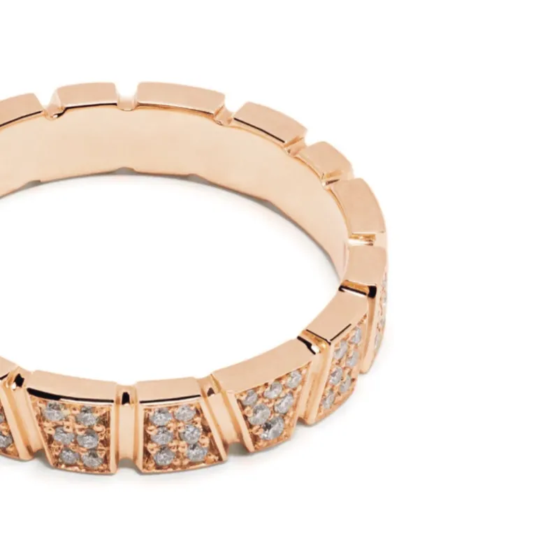 Bague Ride & Love pavée