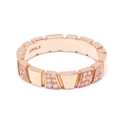 Bague Ride & Love semi-pav&eacute;e