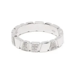 Bague Ride & Love semi-pavée