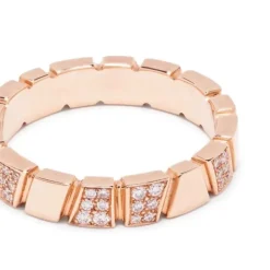 Bague Ride & Love semi-pavée