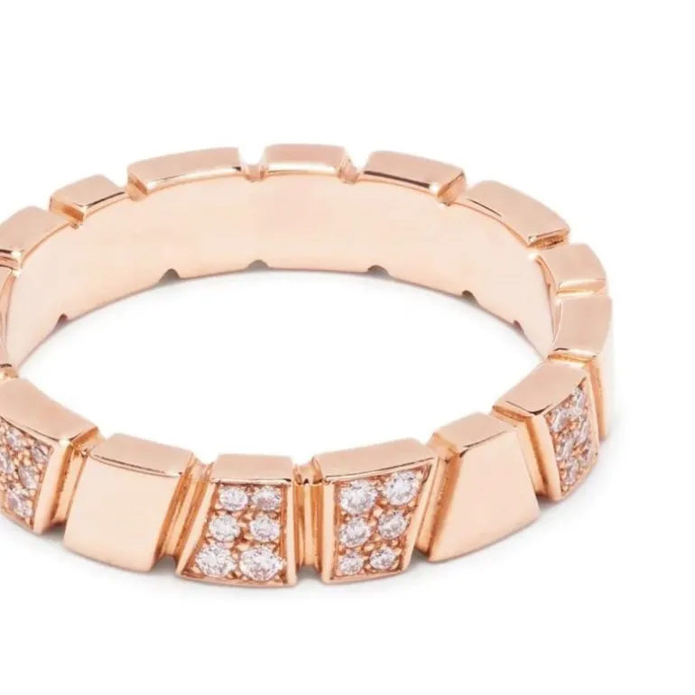 Bague Ride & Love semi-pavée