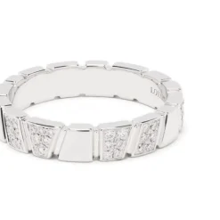Bague Ride & Love semi-pavée