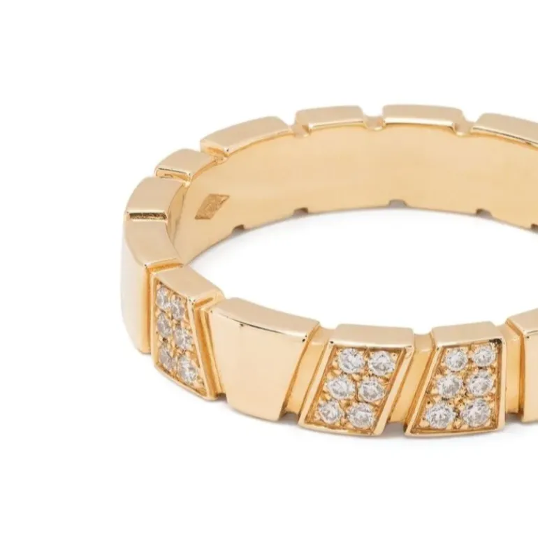 Bague Ride & Love semi-pavée