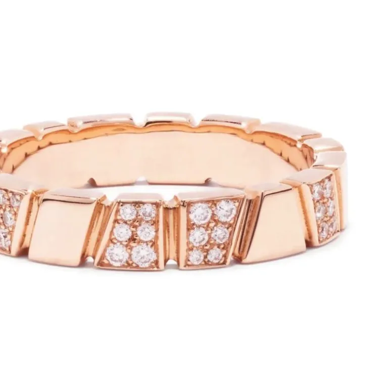Bague Ride & Love semi-pavée