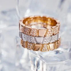 Bague Ride & Love semi-pavée