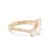 Bague Toi+Moi 0.25ct 0.35ct pav&eacute;e