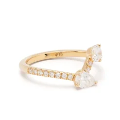 Bague Toi+Moi 0.25ct 0.35ct pavée