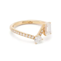 Bague Toi+Moi 0.25ct 0.6ct pavée