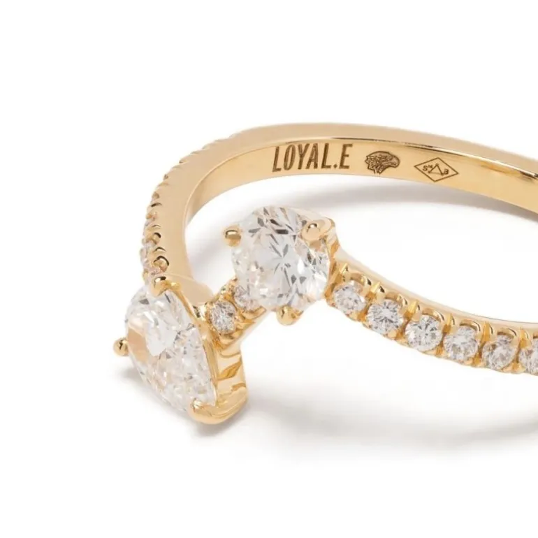 Bague Toi+Moi 0.25ct 0.35ct pavée