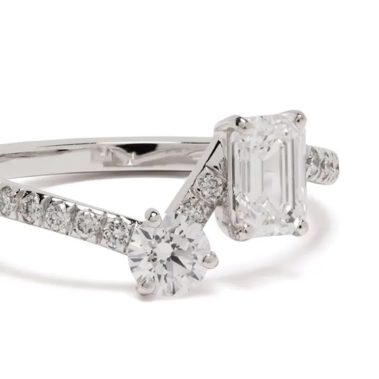 Bague Toi+Moi 0.25ct 0.6ct pavée