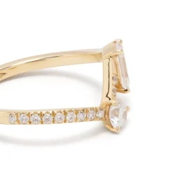 Bague Toi+Moi 0.25ct 0.6ct pavée