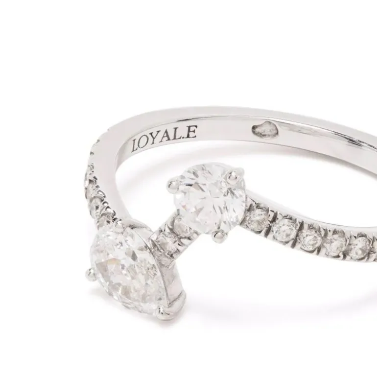 Bague Toi+Moi 0.25ct 0.35ct pavée