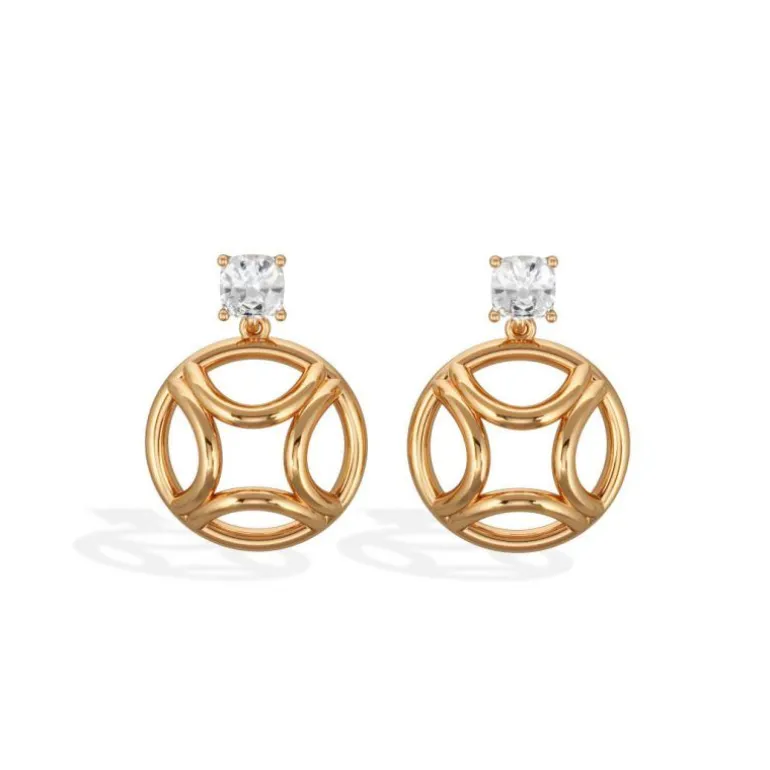 Boucles d'oreilles pendantes Perpétuel.le 0.5ct x2 Coussin