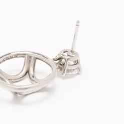 Boucles d'oreilles pendantes Perpétuel.le 0.5ct x2 pavées