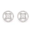 Boucles d'oreilles Perp&eacute;tuel.le 0.25ct x2 pav&eacute;es