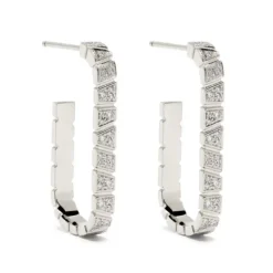 Boucles d'oreilles Ride & Love pavées Medium