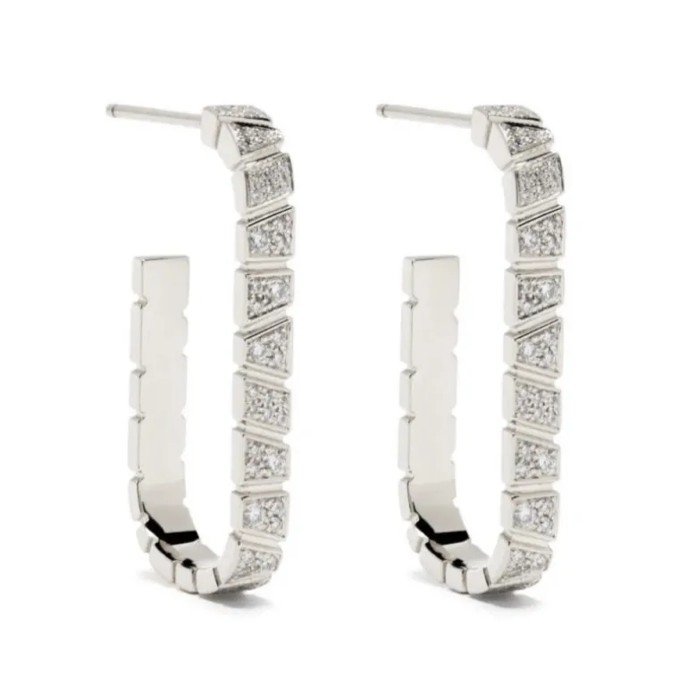 Boucles d'oreilles Ride & Love pavées Medium