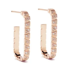 Boucles d'oreilles Ride & Love pavées Medium