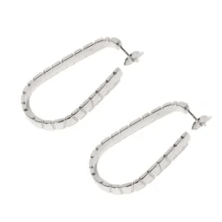 Boucles d'oreilles Ride & Love semi-pav&eacute;es Large
