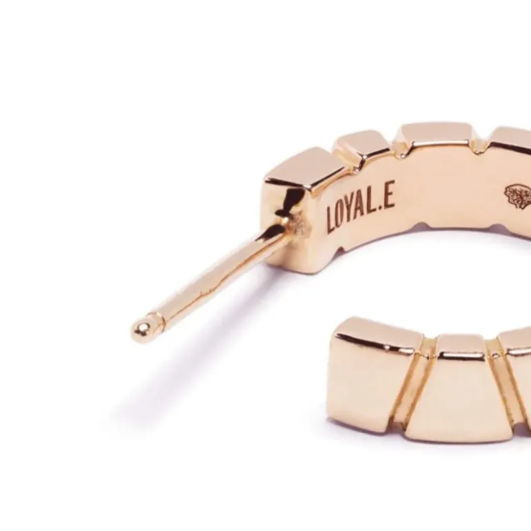 Boucles d'oreilles Ride & Love pavées Small