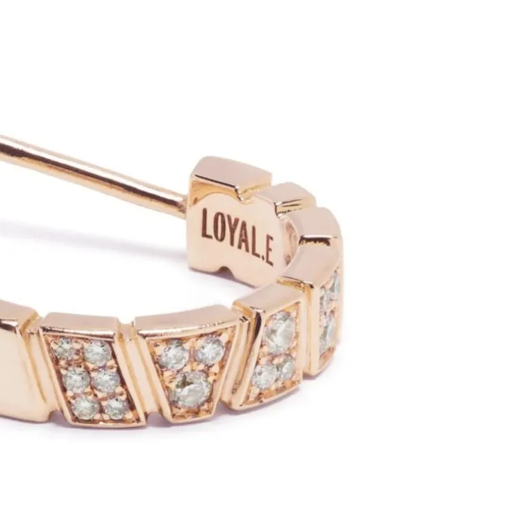 Boucles d'oreilles Ride & Love pavées Small