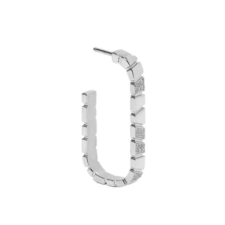 Boucles d'oreilles Ride & Love semi-pavées Medium