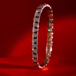 Bracelet jonc Ride & Love pav&eacute;