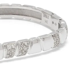 Bracelet jonc Ride & Love semi-pavé