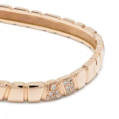 Bracelet jonc Ride & Love semi-pavé