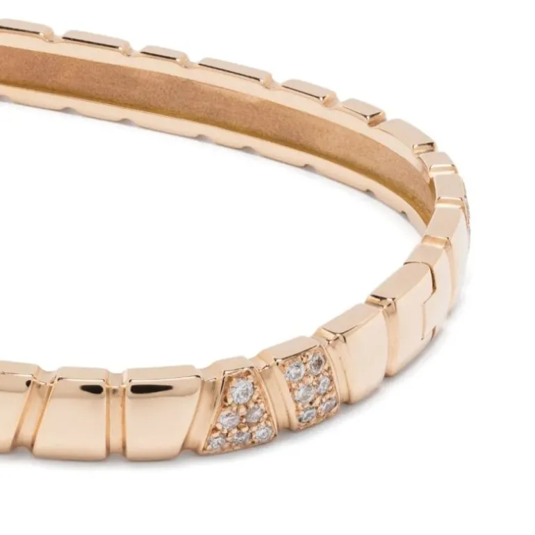 Bracelet jonc Ride & Love semi-pavé