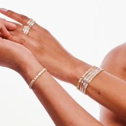 Bracelet jonc Ride & Love semi-pav&eacute;