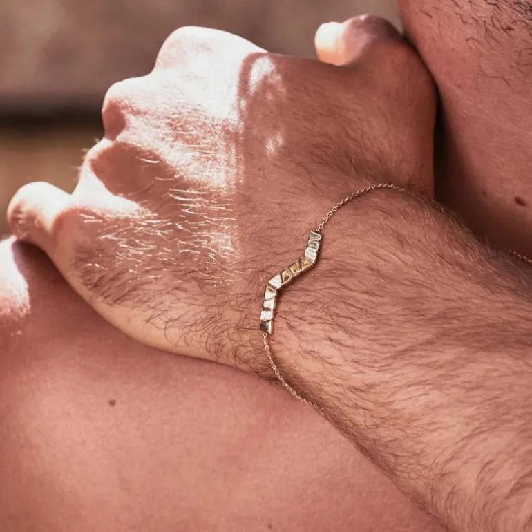Bracelet Ride & Love semi-pavé