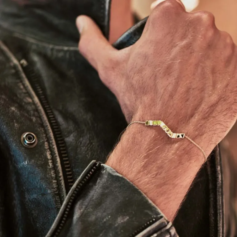 Bracelet Ride & Love semi-pavé