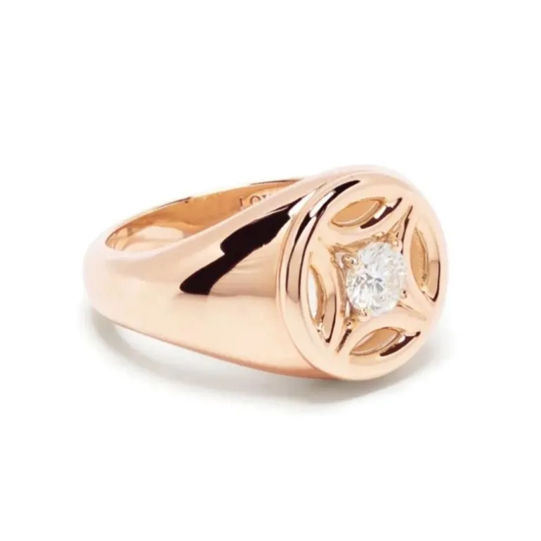 Chevalière Perpétuel.le 0.25ct - Or rose 18k