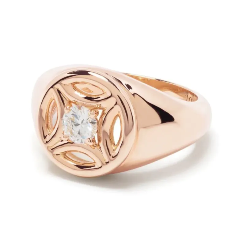 Chevalière Perpétuel.le 0.25ct - Or rose 18k