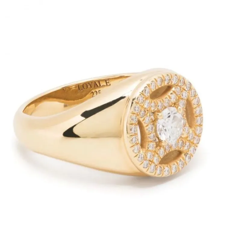Chevalière Perpétuel.le 0.25ct pavée