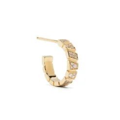 Mono-Boucle d'oreille Ride & Love pavée Small