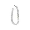 Mono-Boucle d'oreille Ride & Love semi-pav&eacute;e Large