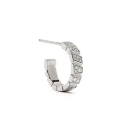 Mono-Boucle d'oreille Ride & Love pavée Small